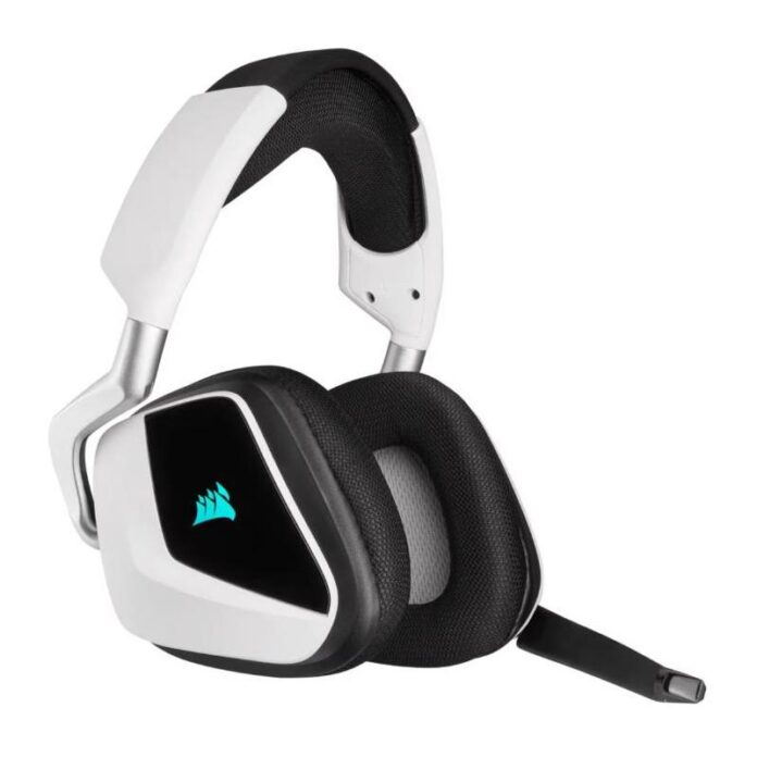 Casti Gaming Wireless Corsair HS65 V2 EU, Bluetooth, Dolby Audio 7.1, Microfon (Alb) Casti Gaming Wireless Corsair HS65 V2 EU, Bluetooth, Dolby Audio 7.1, Microfon (Alb)