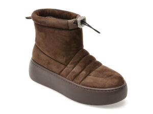 Ghete EPICA maro, 6G305, din piele intoarsa Ghete EPICA maro, 6G305, din piele intoarsa