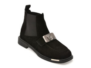 Ghete EPICA negre, 208319, din piele intoarsa Ghete EPICA negre, 208319, din piele intoarsa