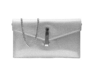 Geanta plic ALDO argintie, LARIBLING 042, din piele ecologica Geanta plic ALDO argintie, LARIBLING 042, din piele ecologica