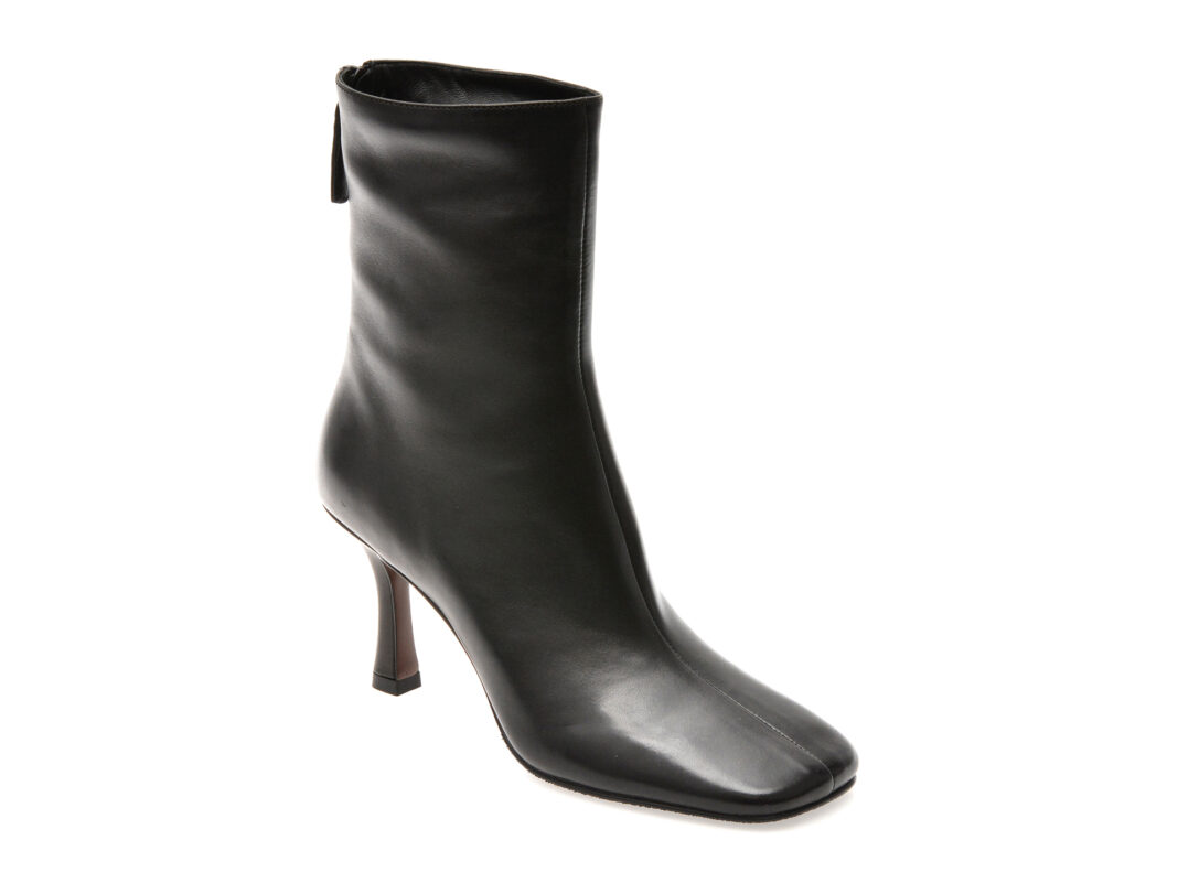 Botine EPICA PREMIUM negre, 01422EB, din piele naturala Botine EPICA PREMIUM negre, 01422EB, din piele naturala