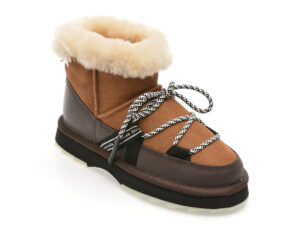 Ghete EMU maro, BLURRED MICRO, din piele intoarsa Ghete EMU maro, BLURRED MICRO, din piele intoarsa