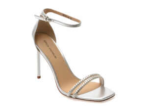 Sandale elegante EPICA PREMIUM argintii, 20136, din piele naturala Sandale elegante EPICA PREMIUM argintii, 20136, din piele naturala