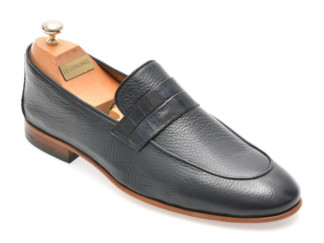 Mocasini eleganti LE COLONEL bleumarin, 48582, din piele naturala Mocasini eleganti LE COLONEL bleumarin, 48582, din piele naturala