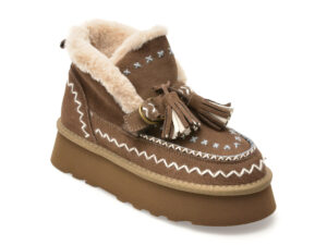 Ghete O-JOO gri, GWEN ETNO, din piele intoarsa Ghete O-JOO gri, GWEN ETNO, din piele intoarsa