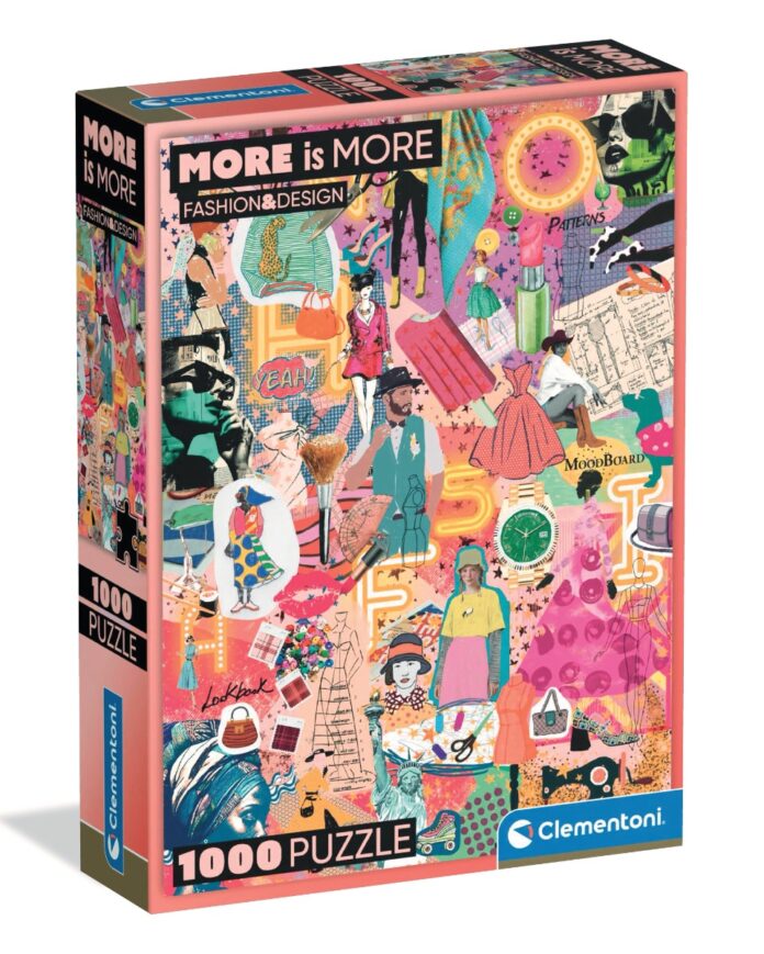 Puzzle Clementoni, Design si fashion, 1000 piese Puzzle Clementoni, Design si fashion, 1000 piese