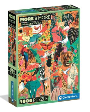 Puzzle Clementoni, Animale si botanica, 1000 piese Puzzle Clementoni, Animale si botanica, 1000 piese