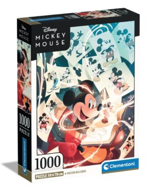 Puzzle Clementoni, Disney Mickey Mouse, 1000 piese Puzzle Clementoni, Disney Mickey Mouse, 1000 piese