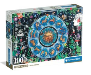 Puzzle Clementoni, Harta astrologica, 1000 piese Puzzle Clementoni, Harta astrologica, 1000 piese