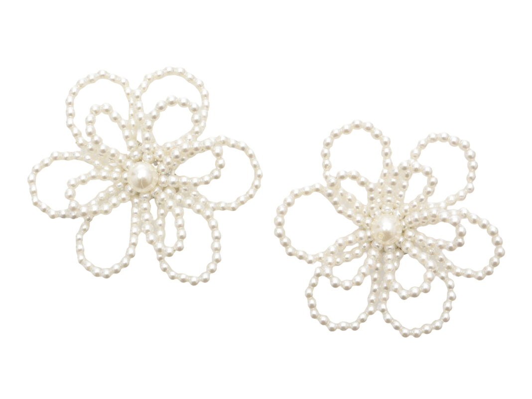 Accesorii pantofi ALDO albe, FLOWERCLIP 102, din pvc Accesorii pantofi ALDO albe, FLOWERCLIP 102, din pvc