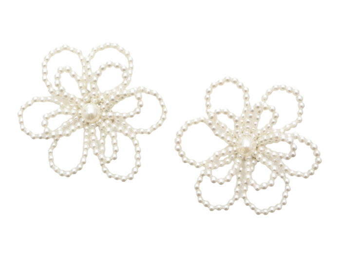 Accesorii pantofi ALDO albe, FLOWERCLIP 102, din pvc Accesorii pantofi ALDO albe, FLOWERCLIP 102, din pvc