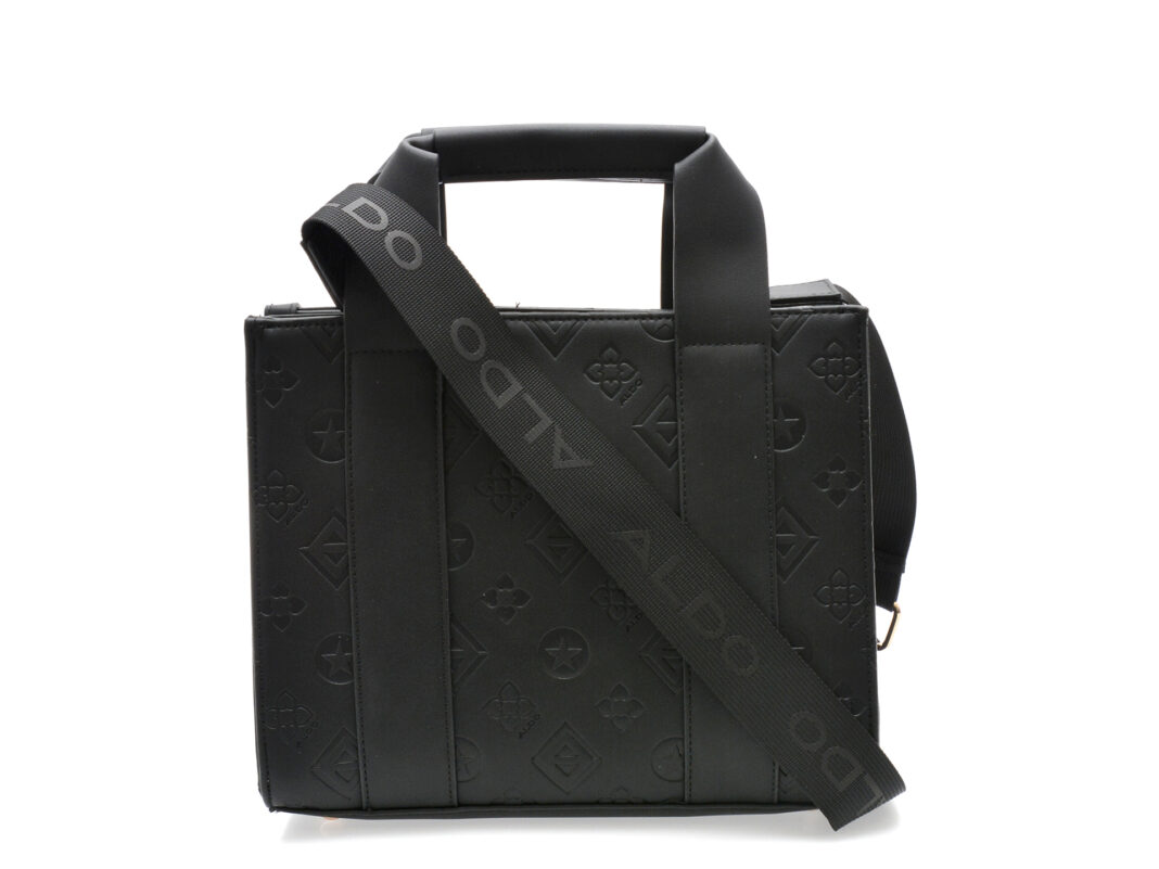 Geanta ALDO neagra, QIANWAN 018, din piele ecologica Geanta ALDO neagra, QIANWAN 018, din piele ecologica