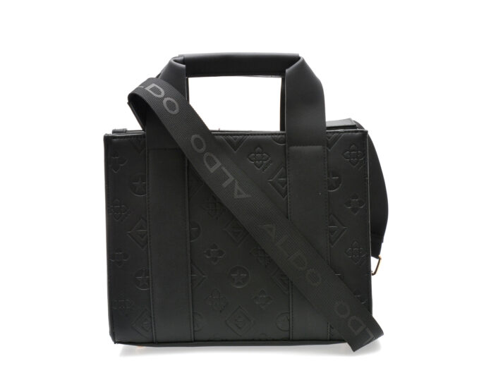 Geanta ALDO neagra, QIANWAN 018, din piele ecologica Geanta ALDO neagra, QIANWAN 018, din piele ecologica