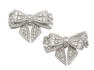 Accesorii pantofi ALDO argintii, BOWSTEP 973, din metal Accesorii pantofi ALDO argintii, BOWSTEP 973, din metal