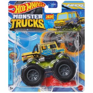 Masinuta Hot Wheels Monster Truck, Crash Legends, Unimog, HTM39 Masinuta Hot Wheels Monster Truck, Crash Legends, Unimog, HTM39