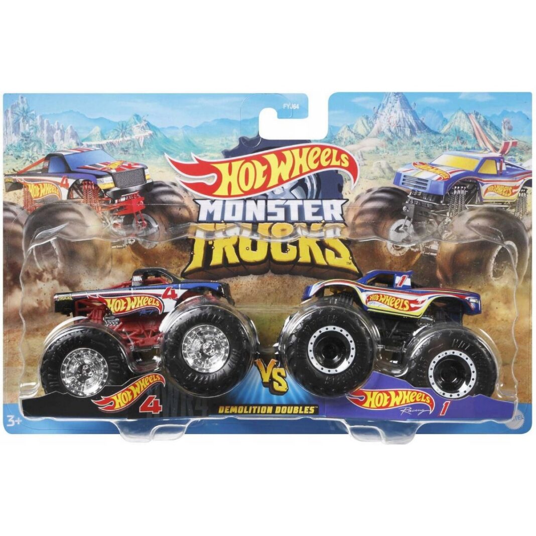 Set 2 masini Monster Truck, Hot Wheels, Demolition Doubles, 1:64, HNX29 Set 2 masini Monster Truck, Hot Wheels, Demolition Doubles, 1:64, HNX29