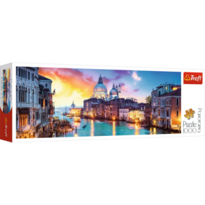 Puzzle Trefl 1000 piese - Panorama Canal Grande, Venice Puzzle Trefl 1000 piese - Panorama Canal Grande, Venice