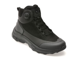 Ghete OTTER negre, 22053, din piele ecologica Ghete OTTER negre, 22053, din piele ecologica