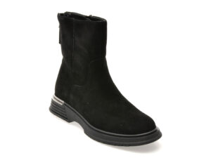 Ghete EPICA negre, 13881, din piele intoarsa Ghete EPICA negre, 13881, din piele intoarsa