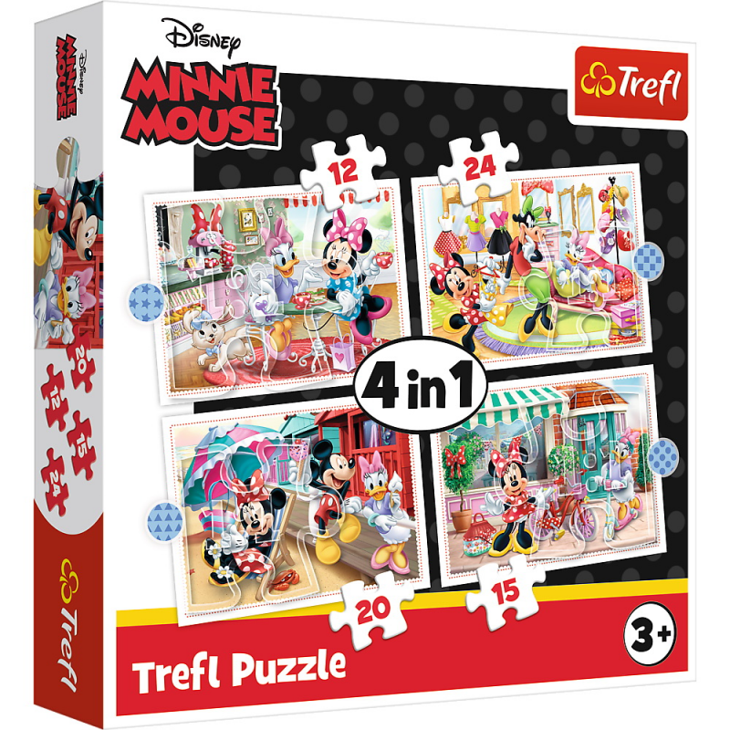 Puzzle Trefl 4 in 1 Cocomelon, Prezentarea familiei, 12/15/20/24 piese Puzzle Trefl 4 in 1 Cocomelon, Prezentarea familiei, 12/15/20/24 piese