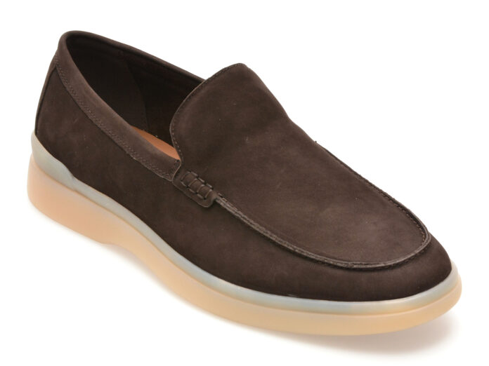 Mocasini ALDO maro, SHAYN 201, din nabuc Mocasini ALDO maro, SHAYN 201, din nabuc