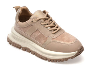 Pantofi sport EPICA gri, QS319, din piele naturala Pantofi sport EPICA gri, QS319, din piele naturala