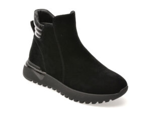 Ghete EPICA negre, 31350, din piele intoarsa Ghete EPICA negre, 31350, din piele intoarsa