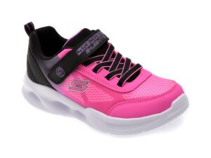 Pantofi sport SKECHERS roz, SOLA GLOW, din piele ecologica Pantofi sport SKECHERS roz, SOLA GLOW, din piele ecologica