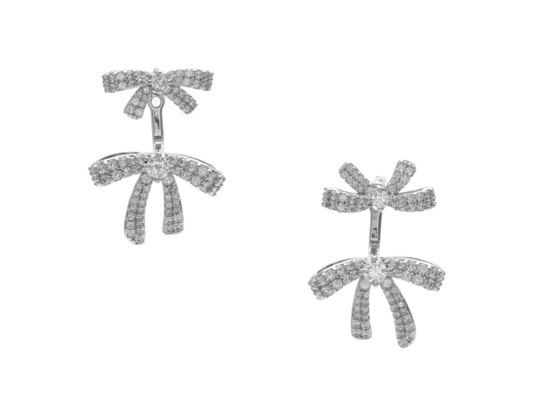 Cercei ALDO argintii, BOWS 973, din metal Cercei ALDO argintii, BOWS 973, din metal