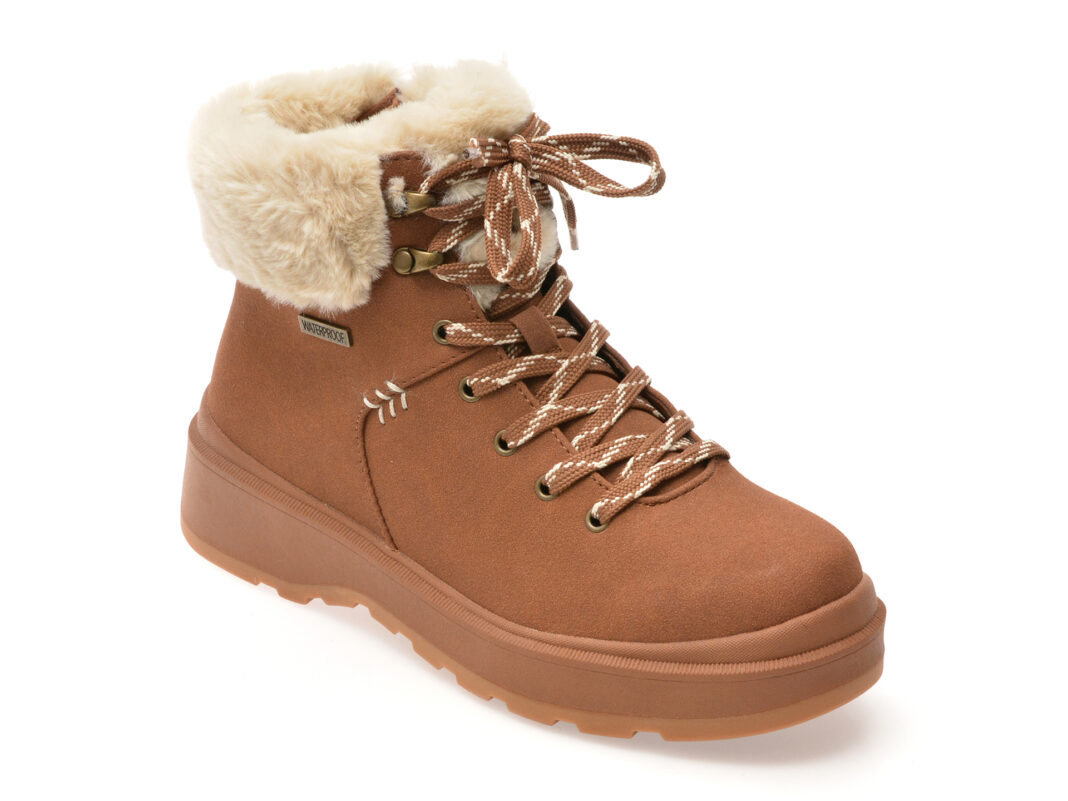 Ghete SKECHERS maro, PARK CITY, din piele ecologica Ghete SKECHERS maro, PARK CITY, din piele ecologica