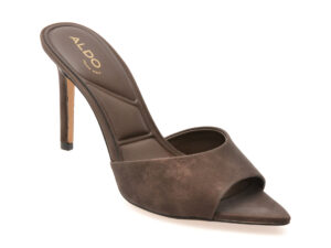 Papuci eleganti ALDO maro, ANNIEBRILDEN 201, din piele ecologica Papuci eleganti ALDO maro, ANNIEBRILDEN 201, din piele ecologica