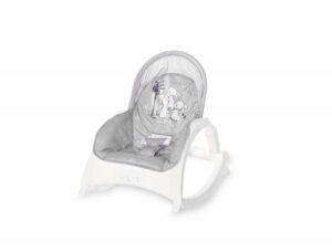 Fotoliu balansoar Lorelli Enjoy Grey Rabbits, cu vibratii si muzica, Gri Fotoliu balansoar Lorelli Enjoy Grey Rabbits, cu vibratii si muzica, Gri