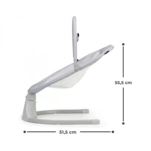Leagan electric 2 in 1 Kinderkraft KKBLULIGRY0000, reglabil, temporizator (Gri) Leagan electric 2 in 1 Kinderkraft KKBLULIGRY0000, reglabil, temporizator (Gri)