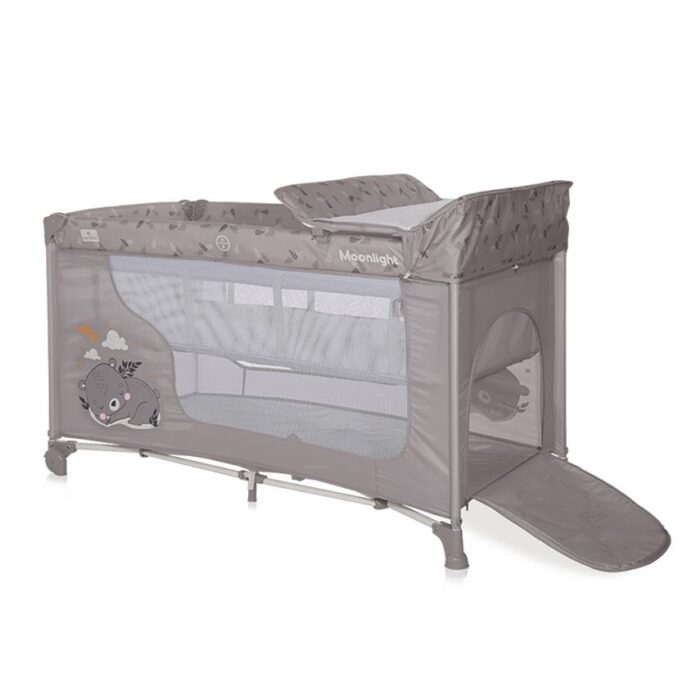 Patut pliabil Lorelli Moonlight, 2 nivele, Arctic Indian Patut pliabil Lorelli Moonlight, 2 nivele, Arctic Indian