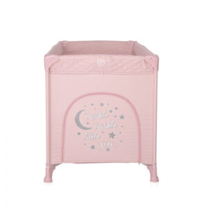 Patut pliabil Lorelli Noemi, 1 nivel, 120x60 cm, Mellow Rose Star Patut pliabil Lorelli Noemi, 1 nivel, 120x60 cm, Mellow Rose Star