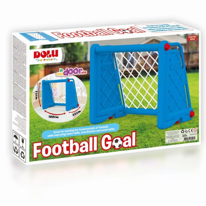 Poarta fotbal pentru copii Dolu, Albastra Poarta fotbal pentru copii Dolu, Albastra