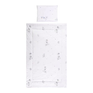 Set lenjerie patut 3 piese, Cosy, bumbac ranforce, lavabil 30°C, Giraffe White Set lenjerie patut 3 piese, Cosy, bumbac ranforce, lavabil 30°C, Giraffe White