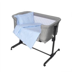 Set lenjerie pat 5 piese Lorelli Little Bear Blue, 100% bumbac ranforce, Eva, dimensiune interioara 90x50 cm Set lenjerie pat 5 piese Lorelli Little Bear Blue, 100% bumbac ranforce, Eva, dimensiune interioara 90x50 cm