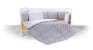 Set lenjerie pat 7 piese Lorelli Lily Crowns Latte, bumbac ranforce Set lenjerie pat 7 piese Lorelli Lily Crowns Latte, bumbac ranforce