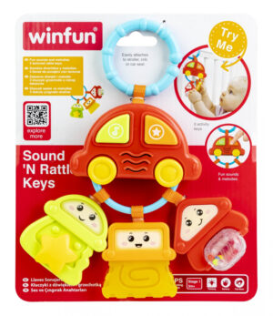 Zornaitoare Winfun - Masinuta cu trei chei Zornaitoare Winfun - Masinuta cu trei chei