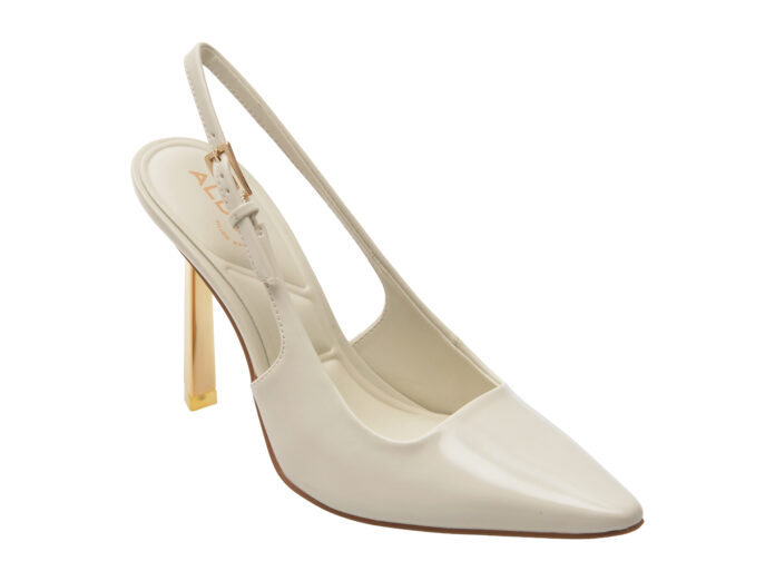 Pantofi eleganti ALDO albi, MARYSA 121, din piele ecologica Pantofi eleganti ALDO albi, MARYSA 121, din piele ecologica