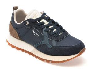 Pantofi sport PEPE JEANS bleumarin, MS40006, din material textil Pantofi sport PEPE JEANS bleumarin, MS40006, din material textil