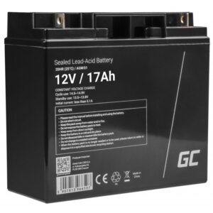 Acumulator plumb acid GreenCell 12V 17AH, terminal F3 (M5), AGM51 Acumulator plumb acid GreenCell 12V 17AH, terminal F3 (M5), AGM51
