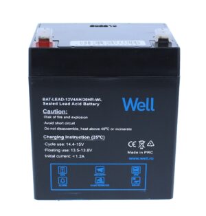 Acumulator plumb acid Well 12V 10AH, terminal T1 Acumulator plumb acid Well 12V 10AH, terminal T1