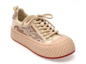 Pantofi sport EPICA bej, 8895, din material textil Pantofi sport EPICA bej, 8895, din material textil