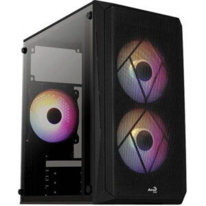 Carcasa AeroCool Falcon V2, Middle Tower, Fara sursa (Negru) Carcasa AeroCool Falcon V2, Middle Tower, Fara sursa (Negru)