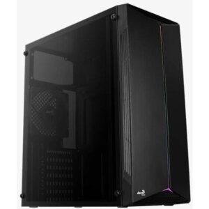 Carcasa Aerocool Hive FRGB V3, Middle Tower, Tempered glass (Negru) Carcasa Aerocool Hive FRGB V3, Middle Tower, Tempered glass (Negru)
