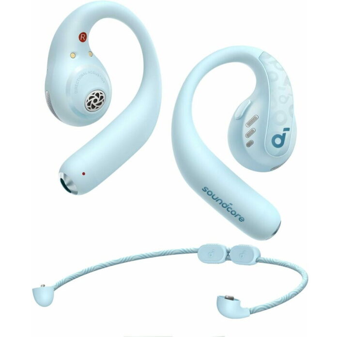 Casti True Wireless Anker SoundCore AeroFit Pro, IPX5, Autonomie 46H, LDAC, Bluetooth 5.3 (Mov) Casti True Wireless Anker SoundCore AeroFit Pro, IPX5, Autonomie 46H, LDAC, Bluetooth 5.3 (Mov)