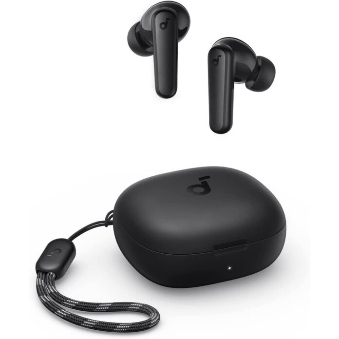Casti TWS Anker R50i, tip butoni, utilizare multimedia, Bluetooth 5.3, 2 x mic, durata baterie pana la 30 ore, IPX5 (Negru) Casti TWS Anker R50i, tip butoni, utilizare multimedia, Bluetooth 5.3, 2 x mic, durata baterie pana la 30 ore, IPX5 (Negru)