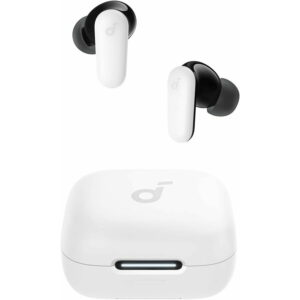 Casti True Wireless Anker Soundcore P30i, Wireless, Bluetooth 5.4, Smart ANC, 2-in-1 carcasa si stand, IP54, Alb Casti True Wireless Anker Soundcore P30i, Wireless, Bluetooth 5.4, Smart ANC, 2-in-1 carcasa si stand, IP54, Alb